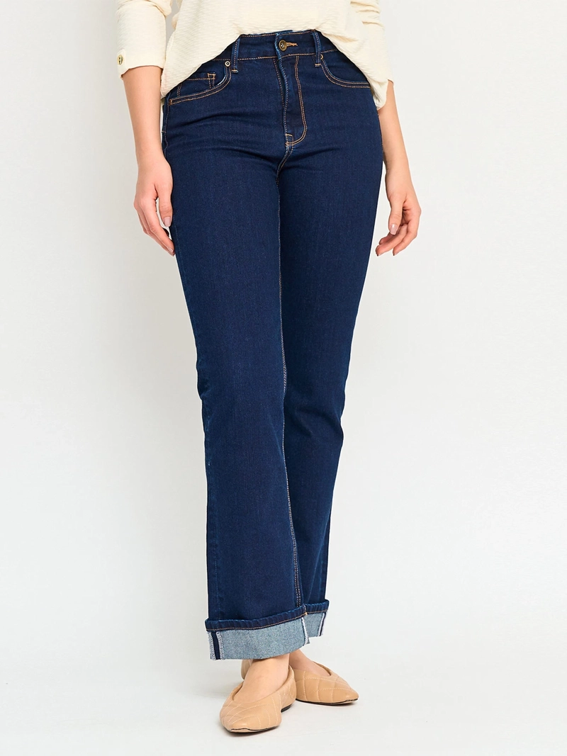 JEANS MUJER REGATTA RECTO ALGODÓN BASTA - 2