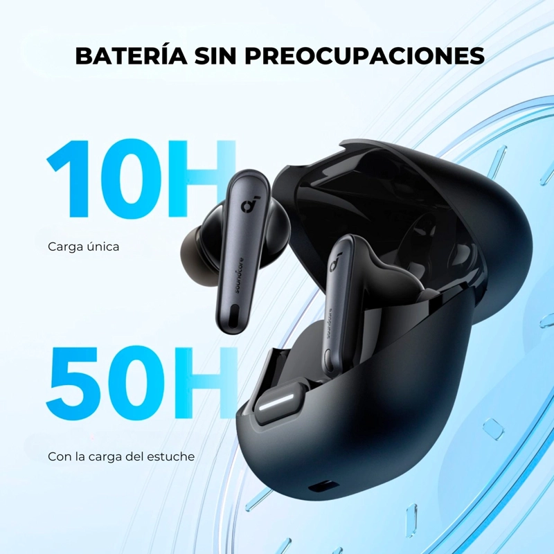 AUDÍFONOS SOUNDCORE TRUE WIRELESS LIBERTY 4 NC BLUETOOTH NEGRO - 6