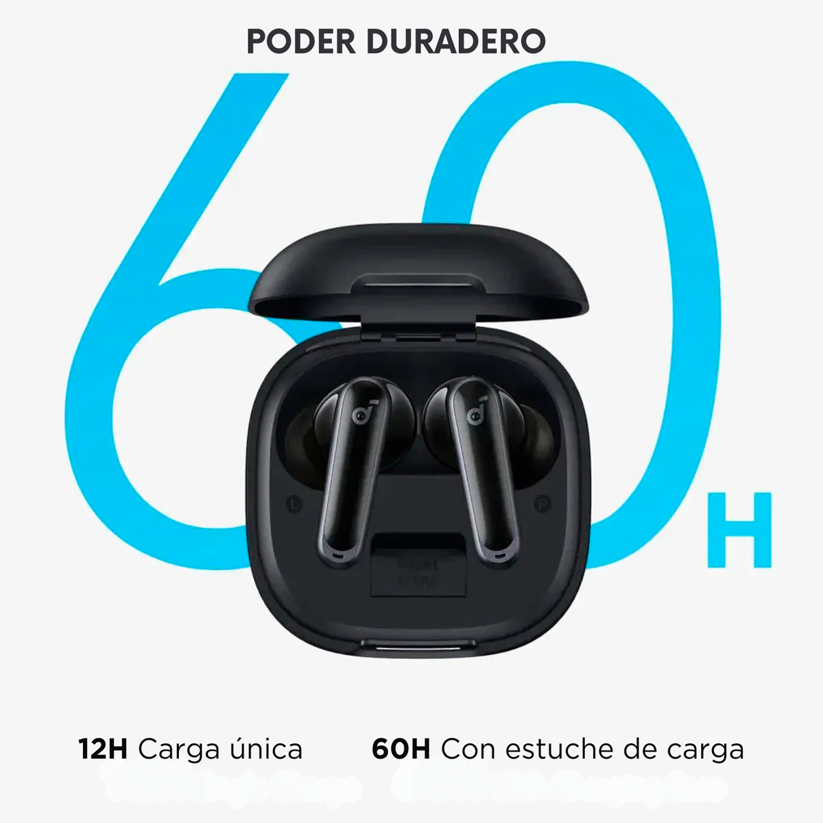 AUDÍFONOS SOUNDCORE TRUE WIRELESS P40I BLUETOOTH NEGRO - 8