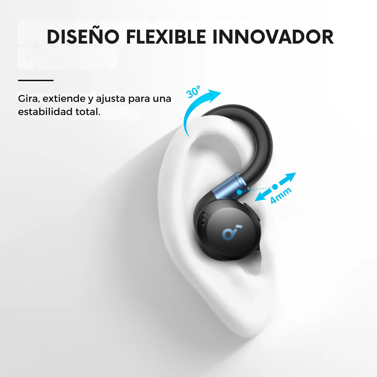 AUDÍFONOS SOUNDCORE TRUE WIRELESS SPORT X20 BLUETOOTH NEGRO - 4