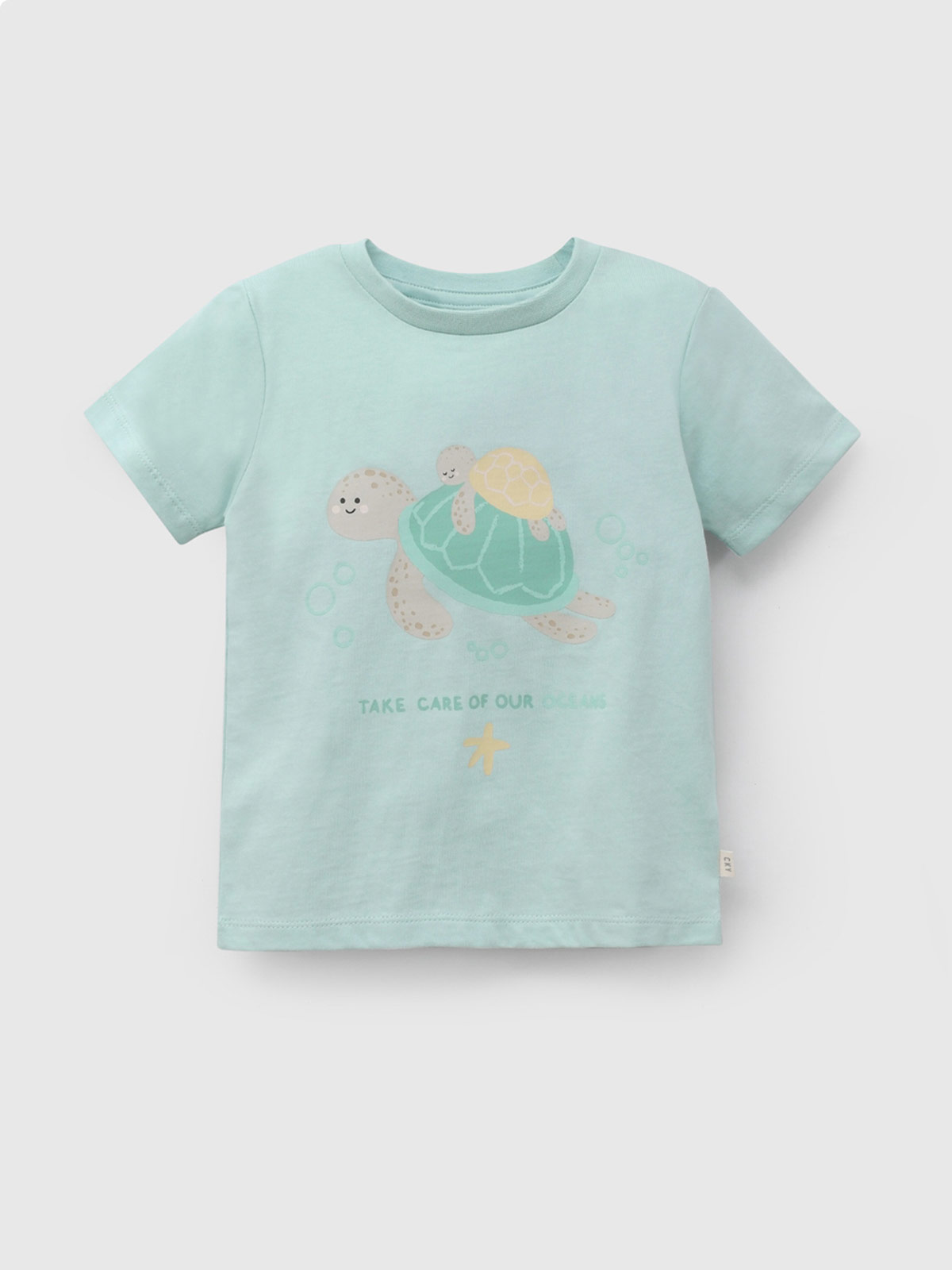 POLERA MANGA CORTA NIÑO COLLOKY TORTUGA - 1