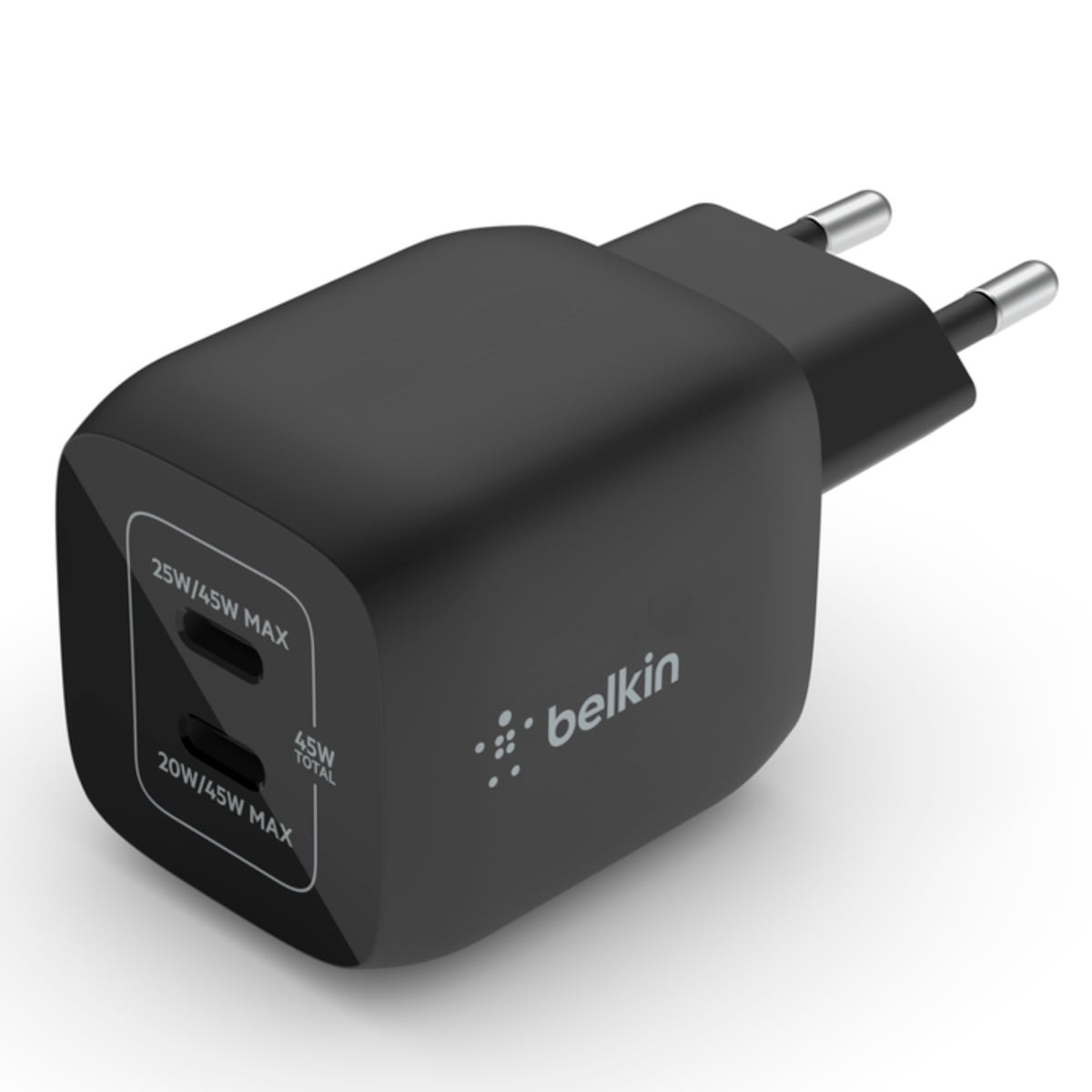 CARGADOR CELULAR BELKIN 45W MAX 2X USB-C NEGRO - 5