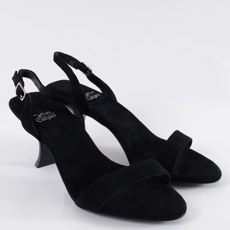 SANDALIAS MUJER JEFFREY CAMPBELL CUERO NEGRO AUGUSTINE  - 2
