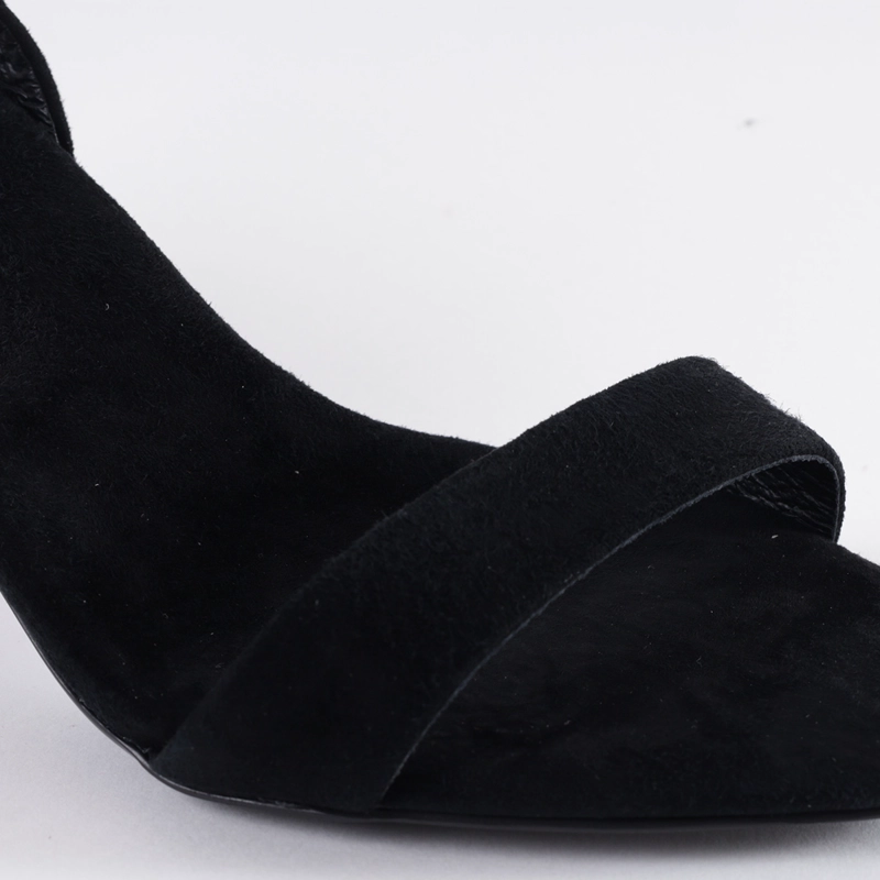 SANDALIAS MUJER JEFFREY CAMPBELL CUERO NEGRO AUGUSTINE  - 6