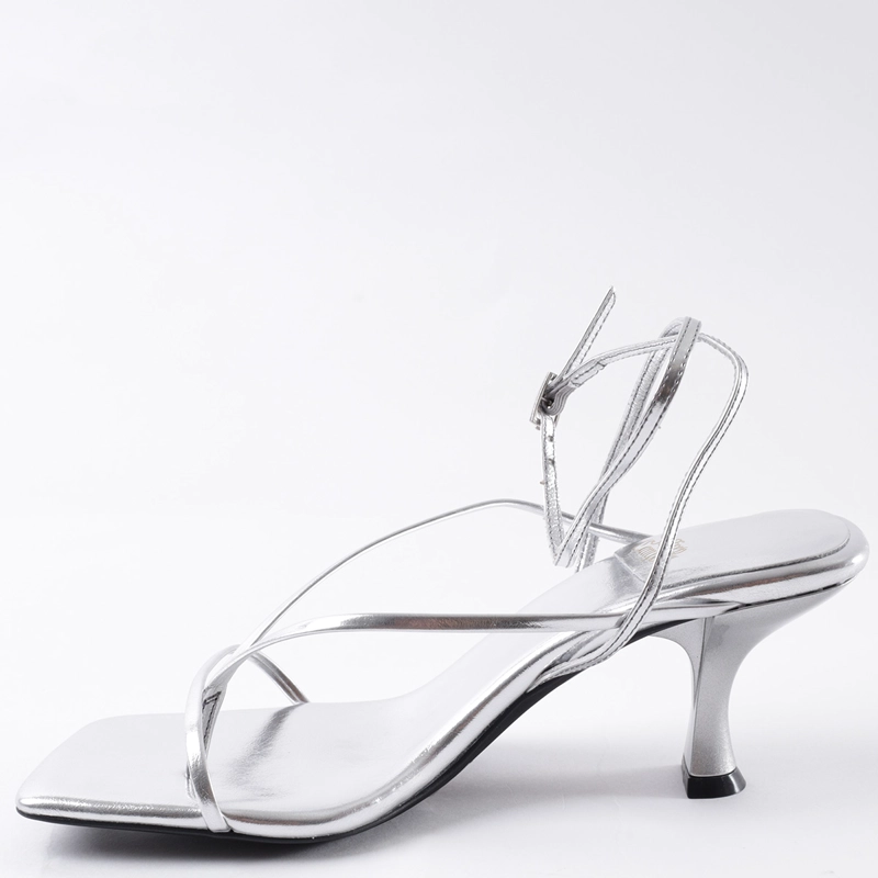 SANDALIAS MUJER JEFFREY CAMPBELL PLATEADO FLUXX  - 4
