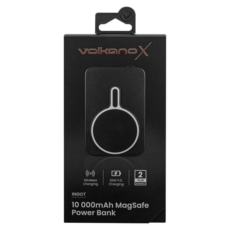 CARGADOR VOLKANO SERIE INGOT VKX-9031-BK MEAGSAFE 10000MAH - 8