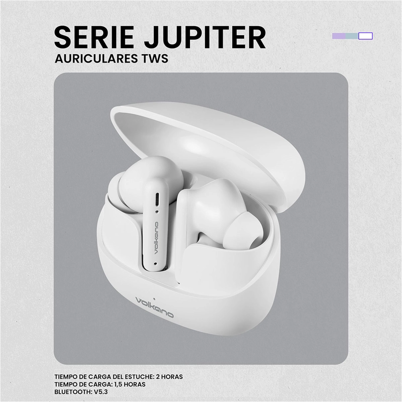 AUDÍFONOS VOLKANO IN EAR SERIE JUPITER BLUETOOTH - 8