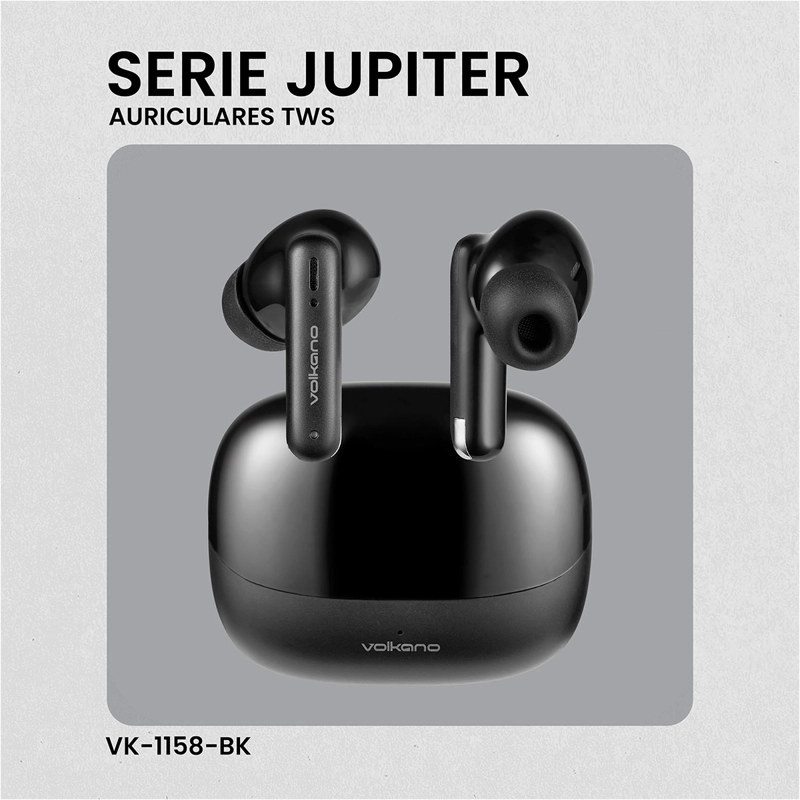 AUDÍFONOS VOLKANO IN EAR SERIE JUPITER BLUETOOTH - 4