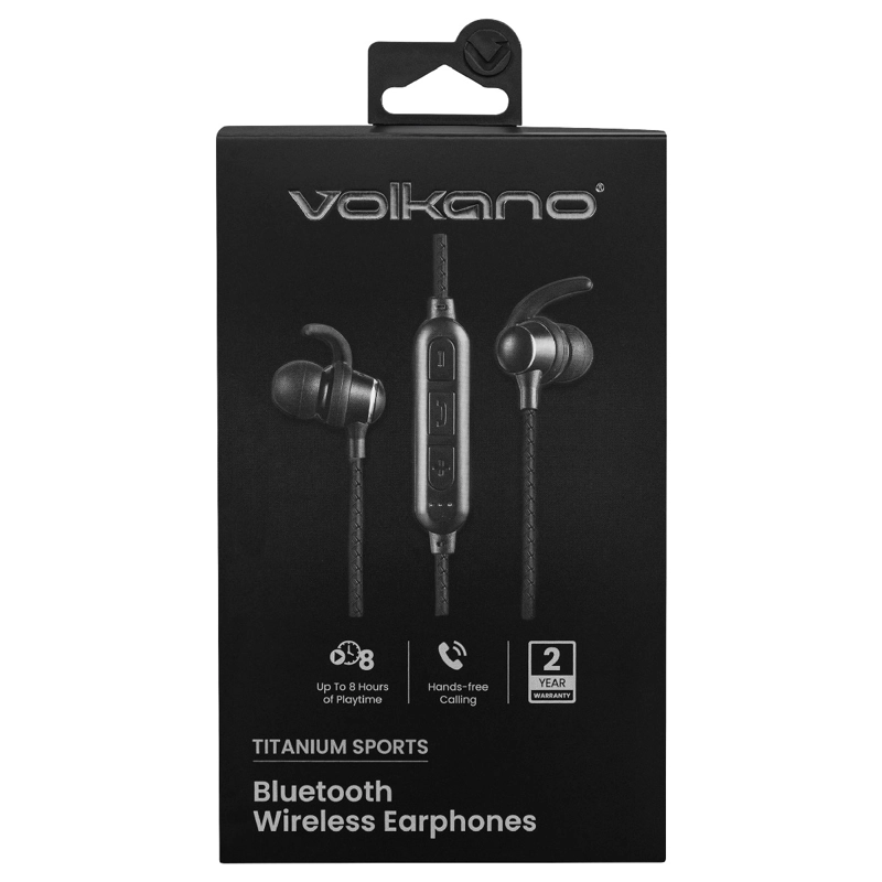 AUDÍFONOS VOLKANO IN EAR SERIE TITANIUM BLUETOOTH - 9