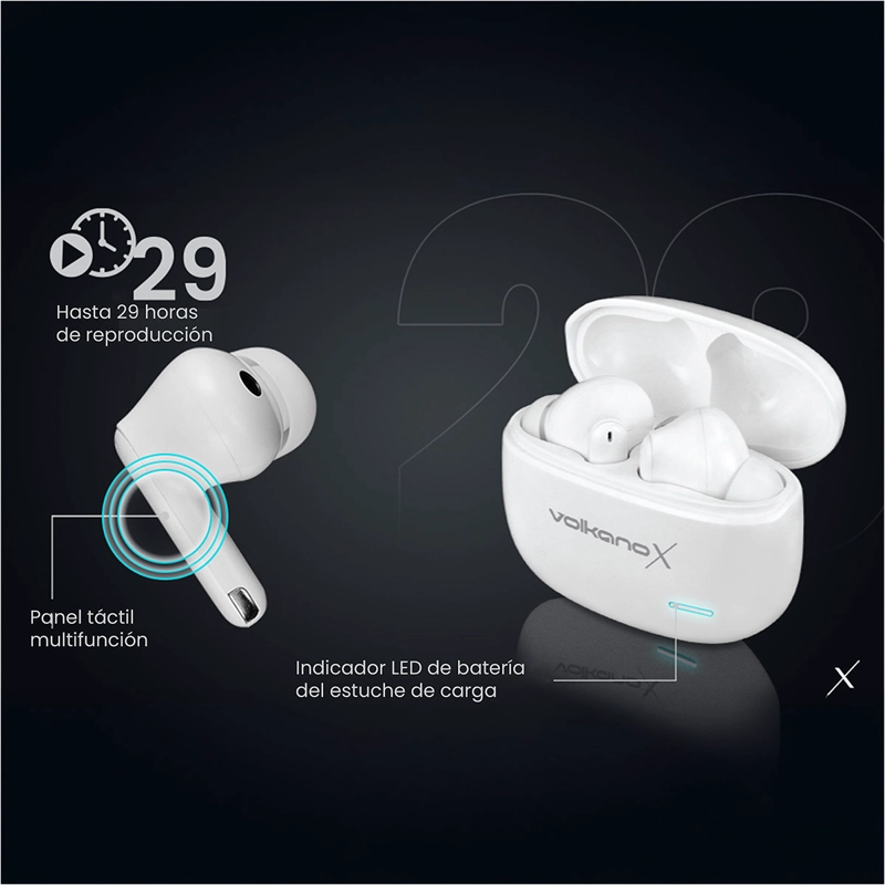 AUDÍFONOS VOLKANO IN EAR VXT200S BLUETOOTH - 14