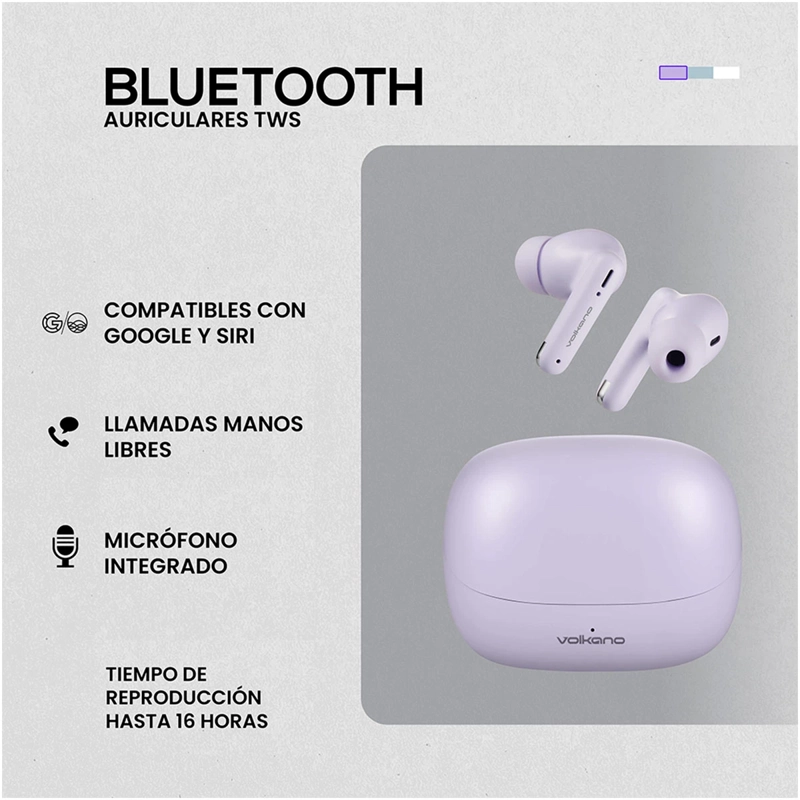 AUDÍFONOS VOLKANO IN EAR SERIE JUPITER BLUETOOTH - 6