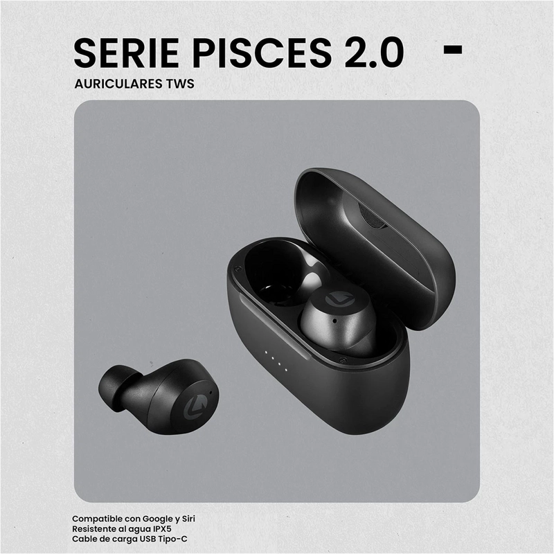 AUDÍFONOS VOLKANO IN EAR SERIE PISCES 2.0 BLUETOOTH - 8