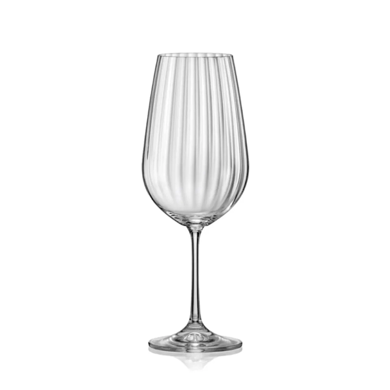SET 6 COPAS VINO TINTO BOHEMIA WATERFALL 550ML - 1