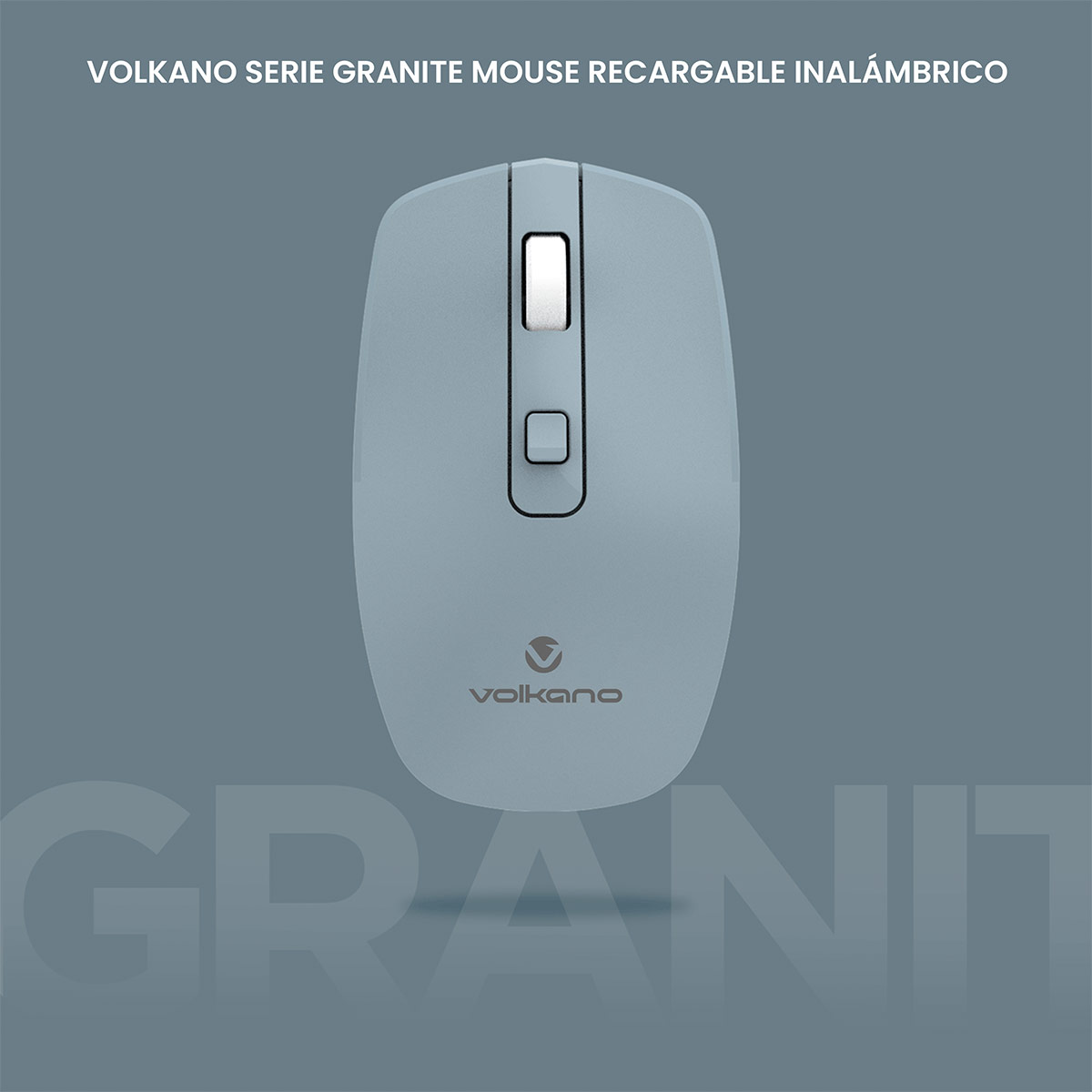 MOUSE INALÁMBRICO VOLKANO SERIE GRANITE - 4