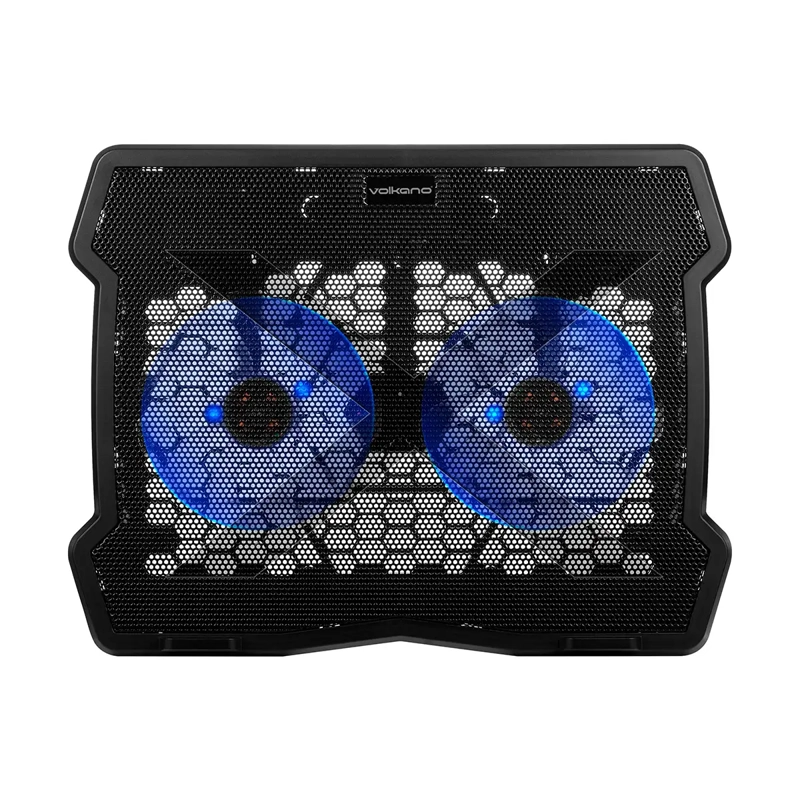BASE PARA NOTEBOOK VOLKANO SERIE POLAR CON DOBLE VENTILADOR 15.6” - 1