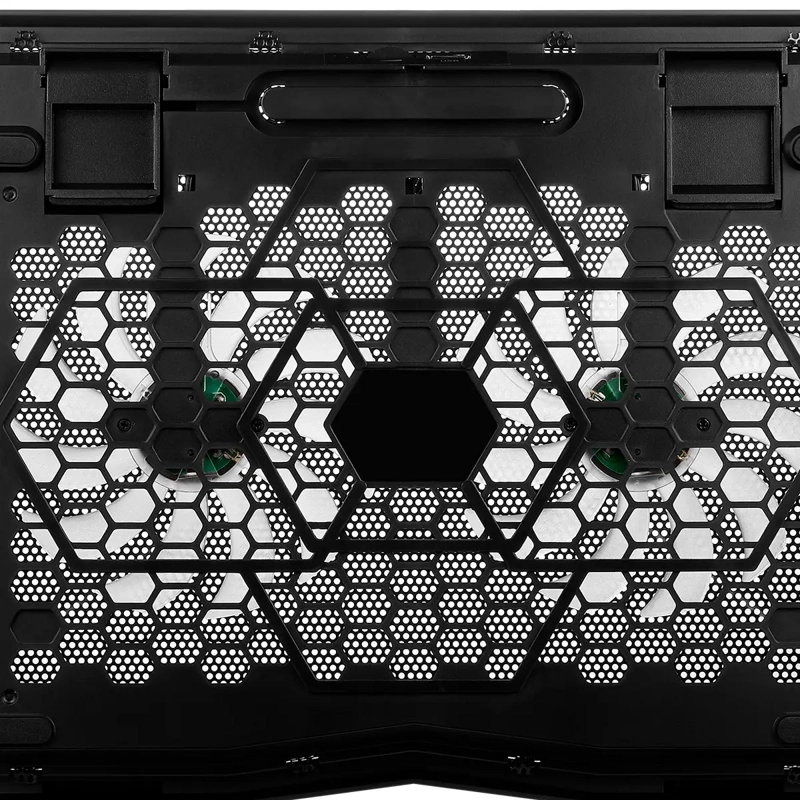 BASE PARA NOTEBOOK VOLKANO SERIE POLAR CON DOBLE VENTILADOR 15.6” - 5