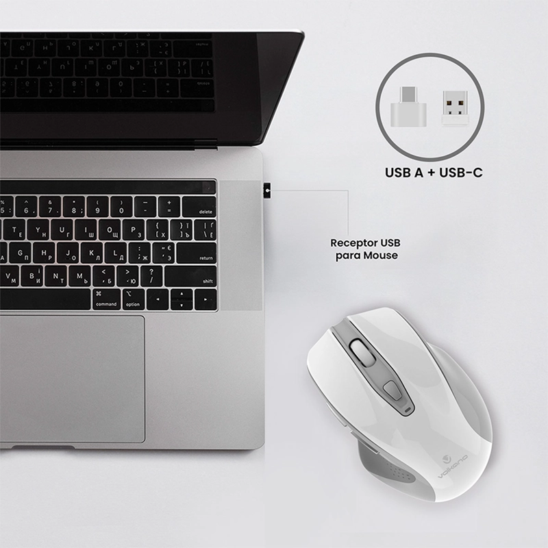 MOUSE INALÁMBRICO VOLKANO SERIE AURUM - 3