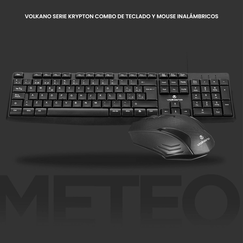 SET VOLKANO KRYPTON TECLADO + MOUSE - 10