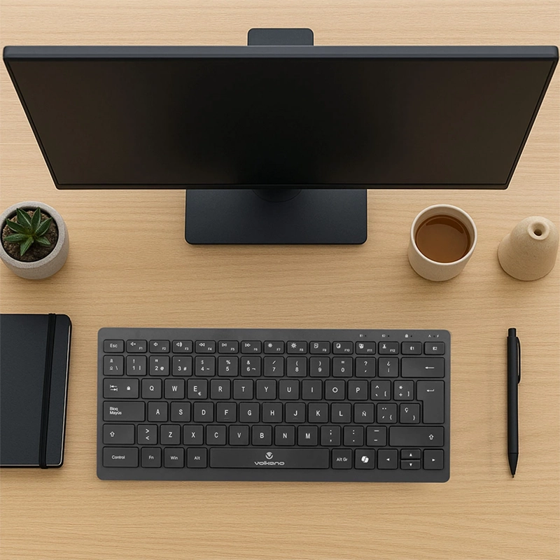 TECLADO INALÁMBRICO VOLKANO GALENA DUAL - 8
