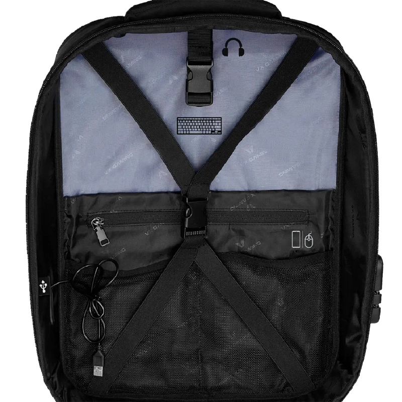 MOCHILA VOLKANO VX GAMING ALIEN 20L - 5