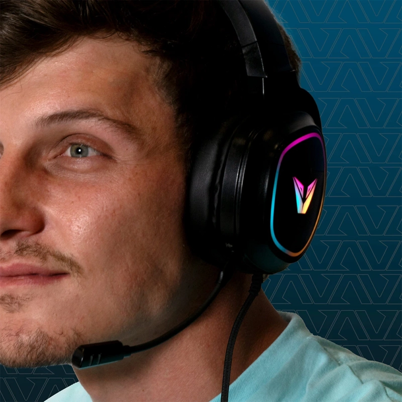 AUDÍFONOS VOLKANO ON EAR VX GAMING SERIE THUDER - 9
