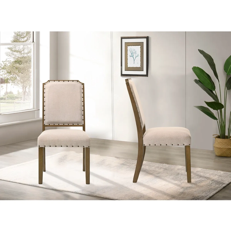 PAR DE SILLAS RIPLEY HOME HAGEN BEIGE - 4