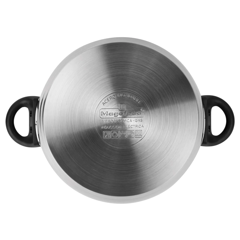 BATERÍA DE COCINA MAGEFESA MONTERREY PLUS ACERO 12 PIEZAS - 4