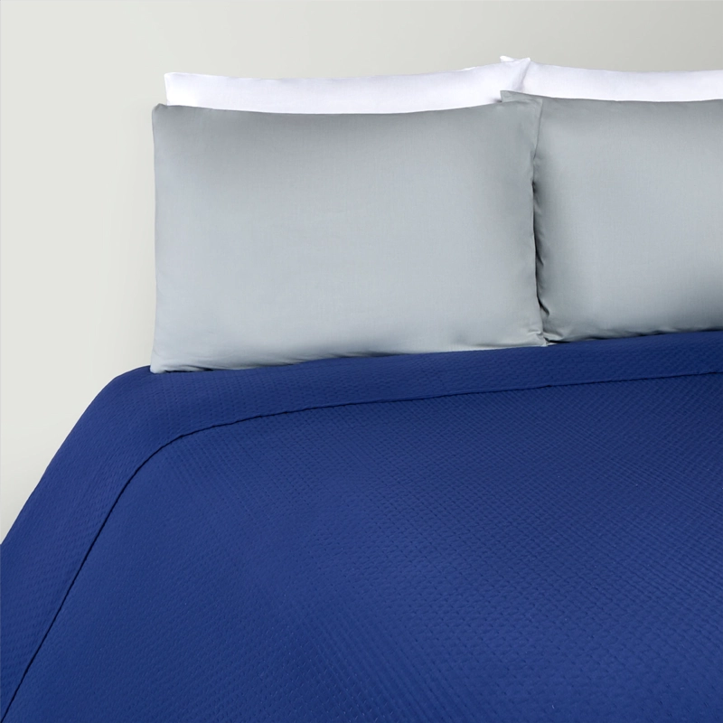 CUBRECAMA RIPLEY HOME PROMO 2 PLAZAS AZUL - 2