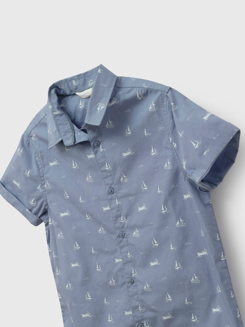 CAMISA MANGA CORTA NIÑO COLLOKY - 4