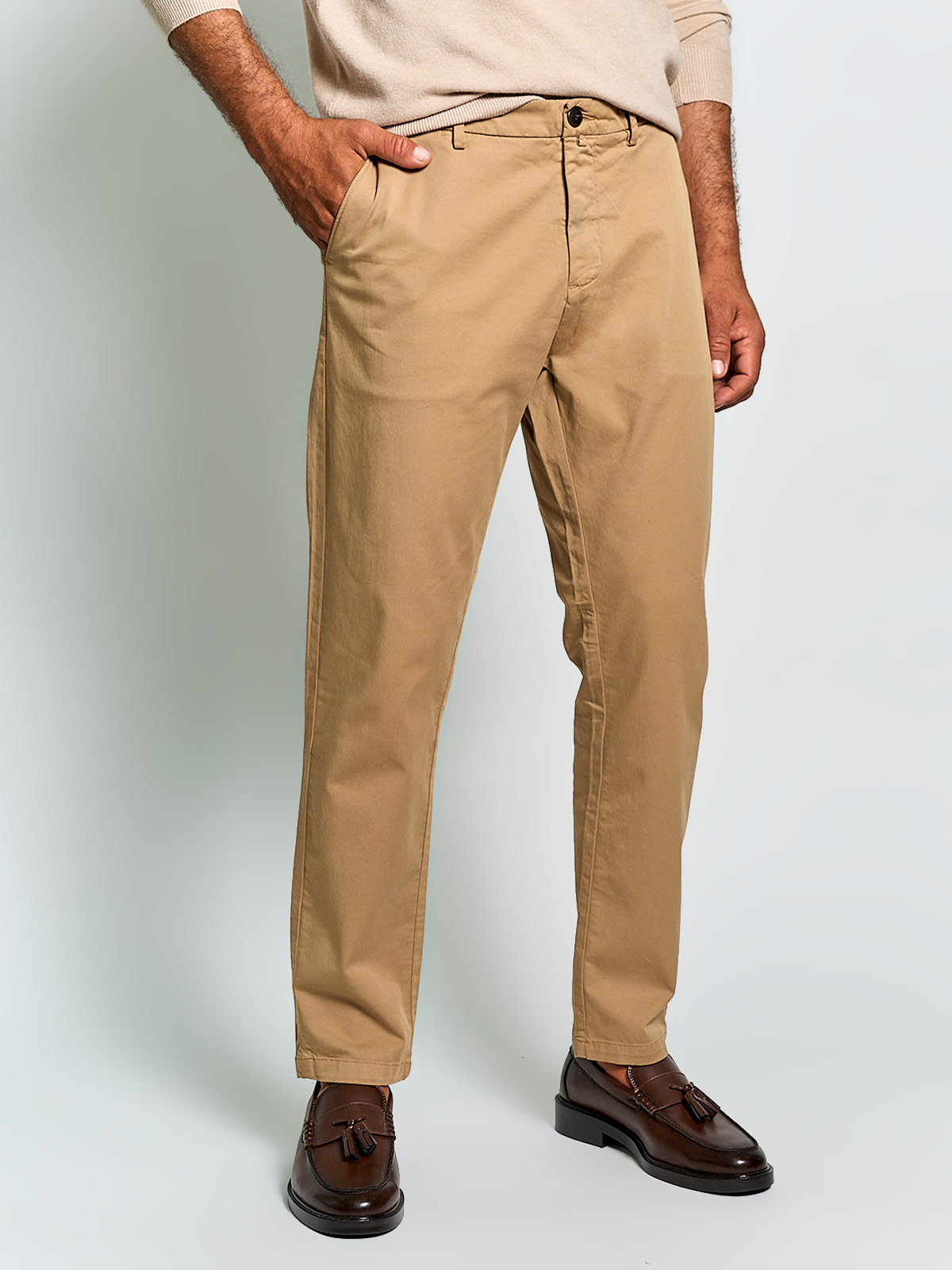 PANTALÓN HOMBRE SPAVALDI ALGODÓN CHINO LAVADO - 2