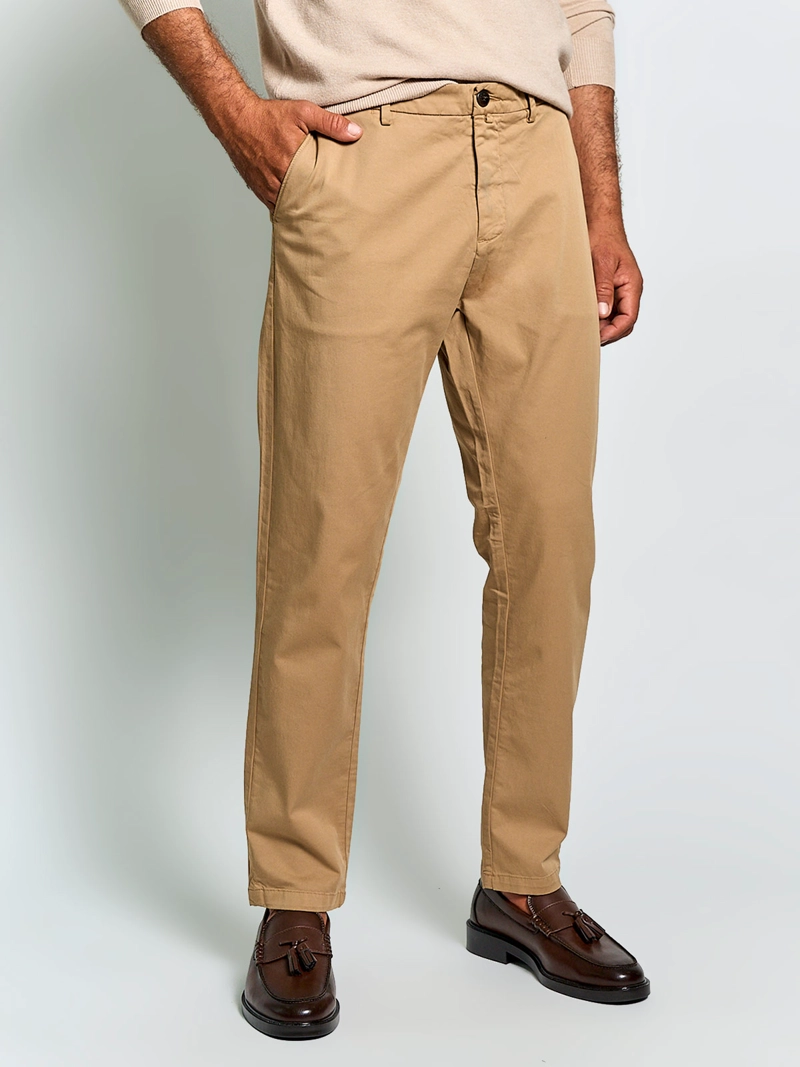 PANTALÓN HOMBRE SPAVALDI ALGODÓN CHINO LAVADO - 2