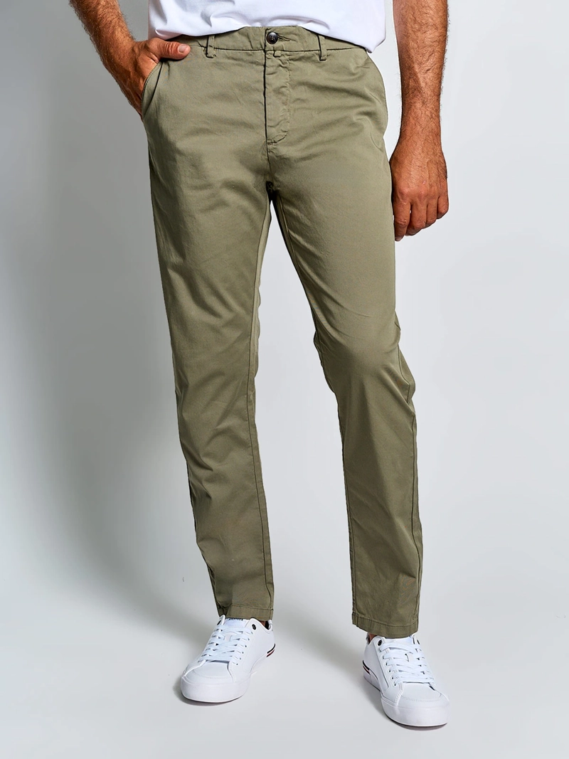 PANTALÓN HOMBRE SPAVALDI ALGODÓN CHINO LAVADO - 2