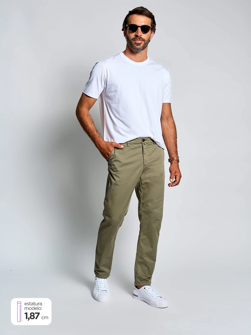 PANTALÓN HOMBRE SPAVALDI ALGODÓN CHINO LAVADO