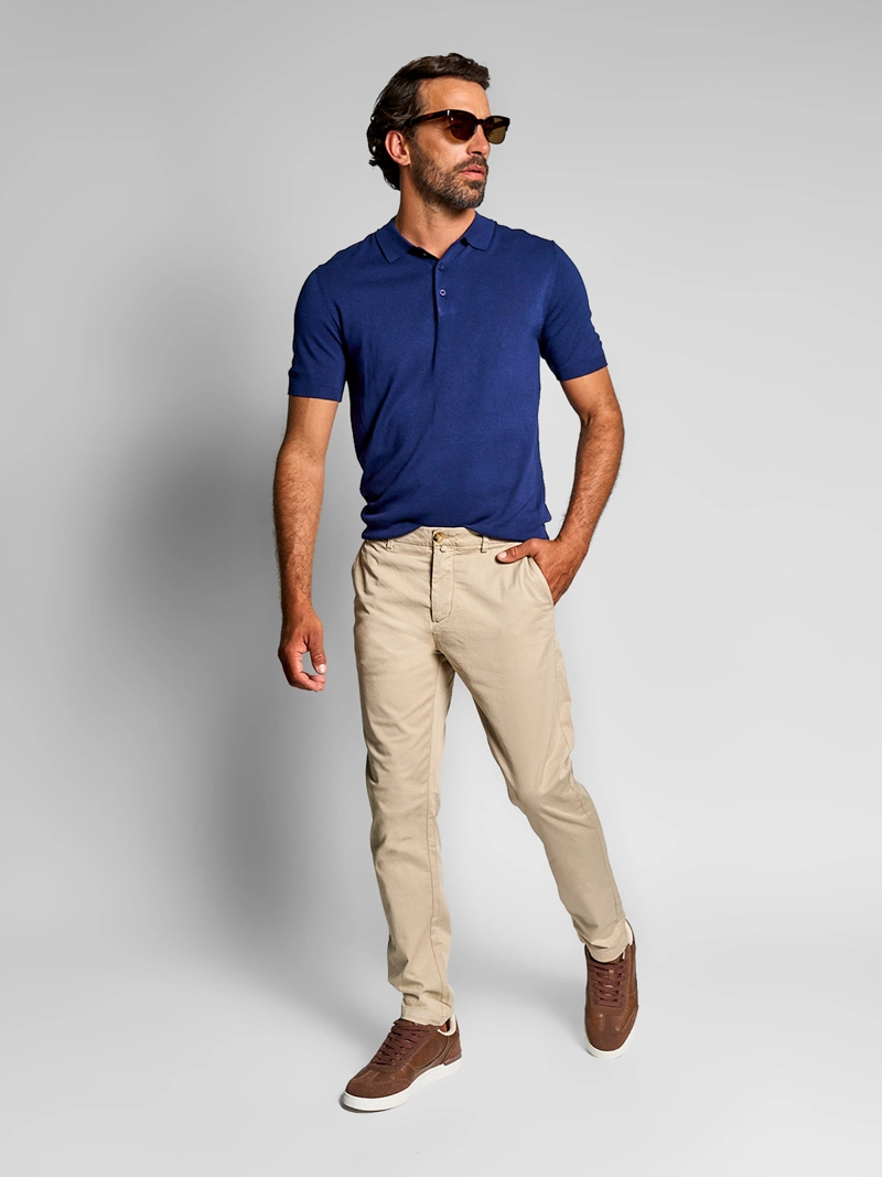 PANTALÓN HOMBRE SPAVALDI ALGODÓN CHINO LAVADO - 4