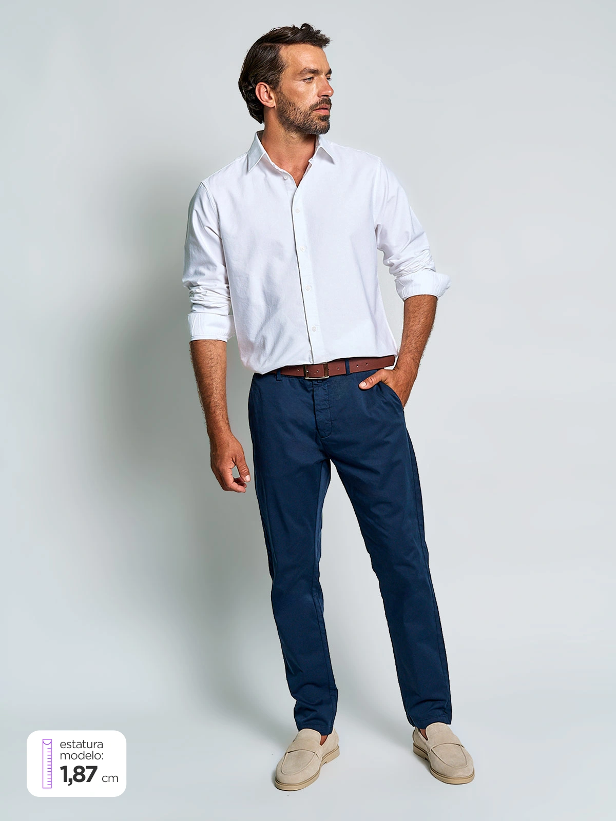 PANTALÓN HOMBRE SPAVALDI ALGODÓN CHINO LAVADO