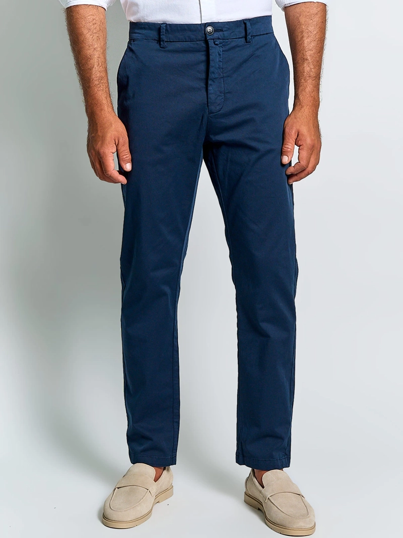 PANTALÓN HOMBRE SPAVALDI ALGODÓN CHINO LAVADO - 2