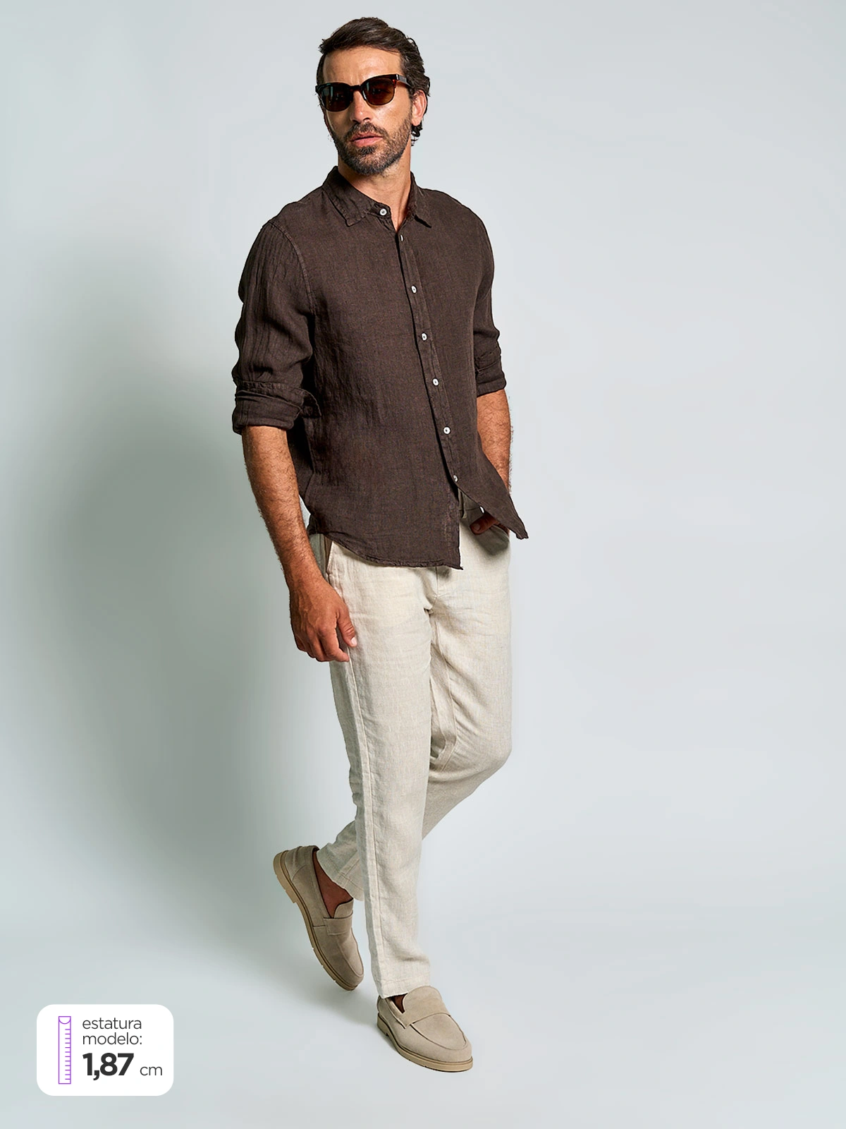 PANTALÓN HOMBRE SPAVALDI LINO  - 1