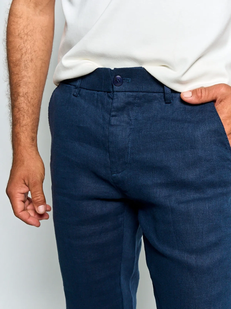 PANTALÓN HOMBRE SPAVALDI LINO  - 4