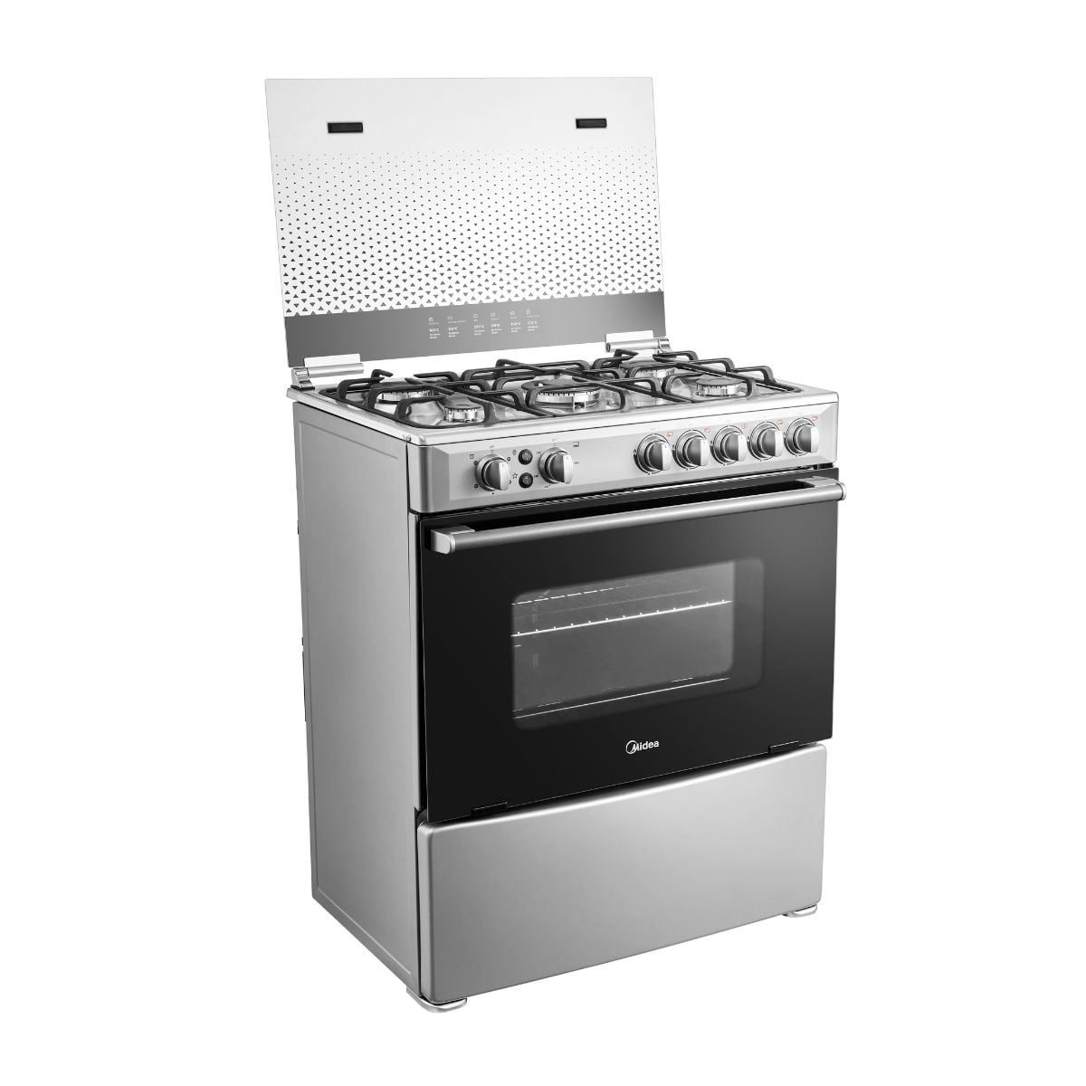 COCINA GAS LICUADO/NATURAL MIDEA 5 QUEMADORES MFO-MG30ACQSL - 5