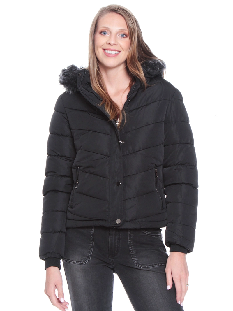 PARKA MUJER WADOS MANGA LARGA CON CAPUCHA - 4