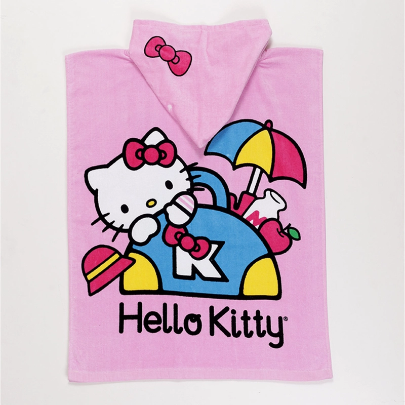 TOALLA CAPUCHA HELLO KITTY - 2