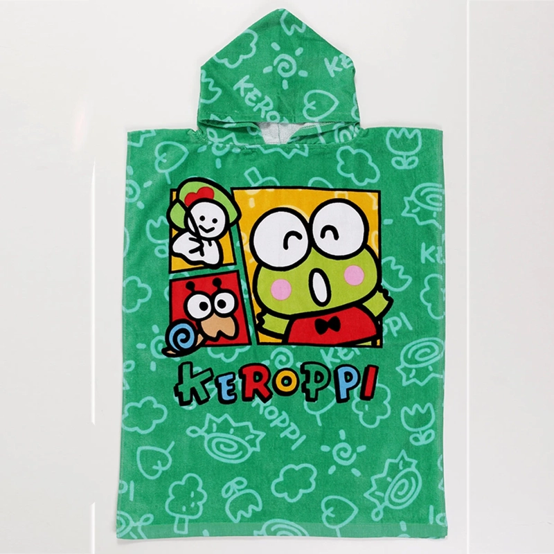 TOALLA CAPUCHA HELLO KITTY KEROPPI - 1