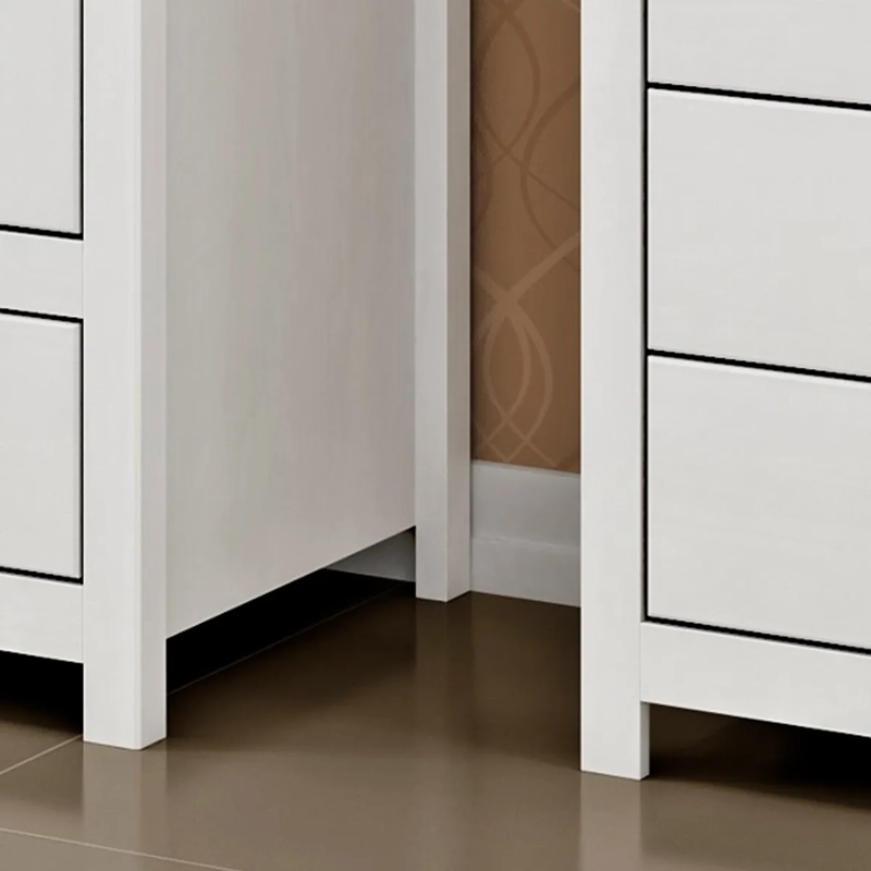 CÓMODA ROCA POSADAS MADERA 8 CAJONES BLANCO - 4