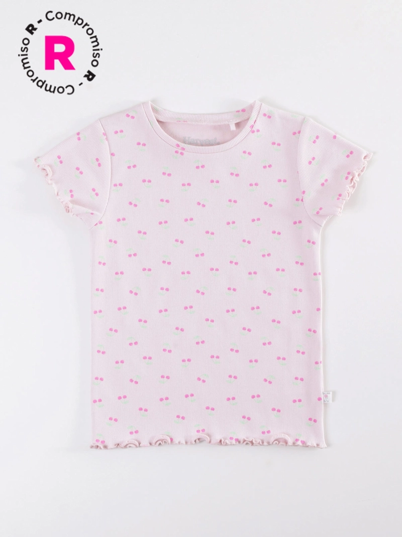 POLERA MANGA CORTA NIÑA HARVEST MINI PRINT - 1