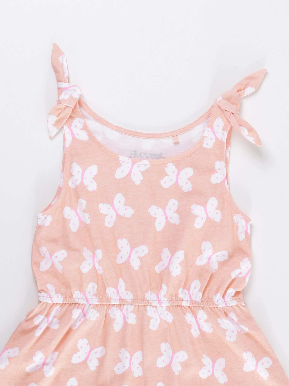 VESTIDO HARVEST ESTAMPADO CON NUDO - 3