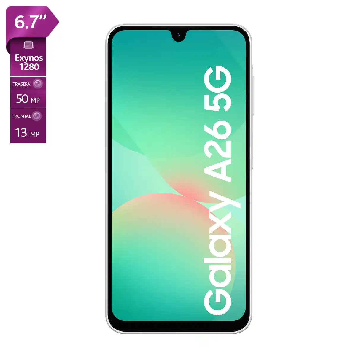 CELULAR SAMSUNG GALAXY A26 5G 6.7" 128 GB 6 GB RAM 50.0 MP + 8.0 MP + 2.0 MP - 1