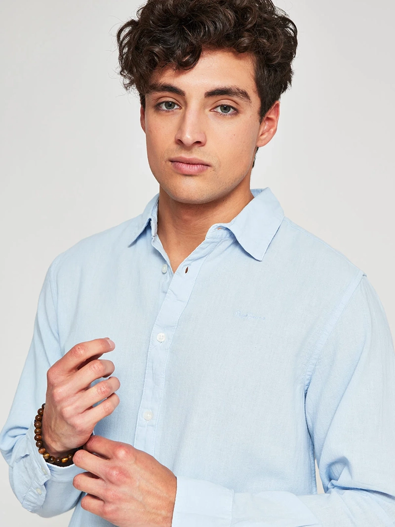 CAMISA HOMBRE PEPE JEANS ALGODÓN MANGA LARGA - 3