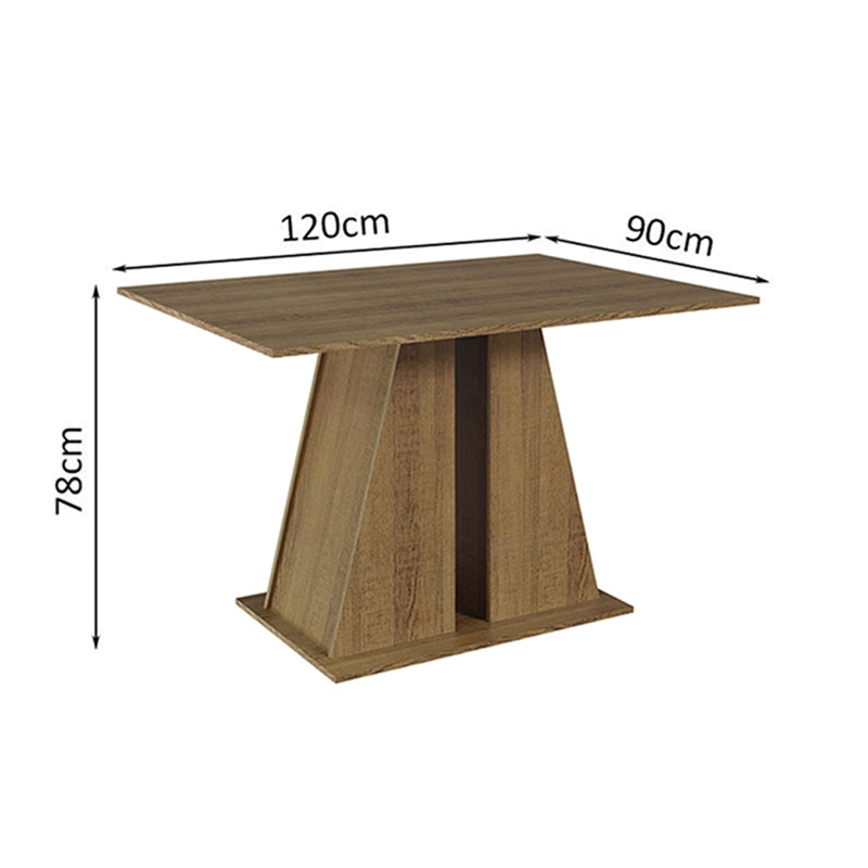 JUEGO DE COMEDOR VEKKA HOME ANGELO LUZ 6 SILLAS NEGRO - 5