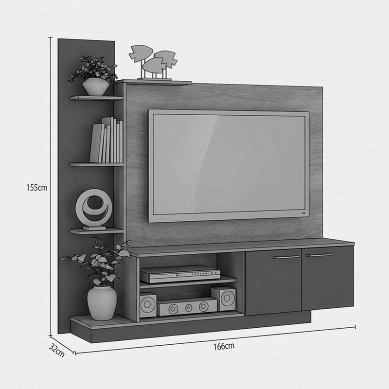 HOME TV VEKKA HOME REINA 55" BEIGE - 6