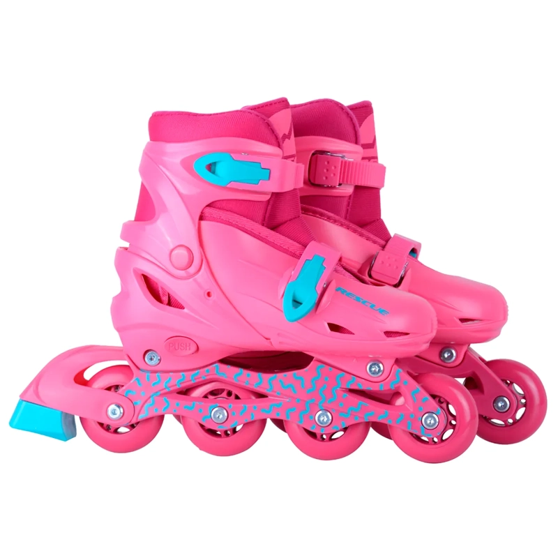 SET PATINES EN LÍNEA FUCSIA